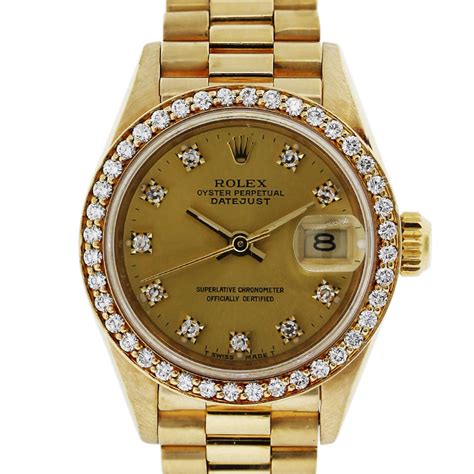 rose gold rolex with diamond bezel|rolex aftermarket bezels.